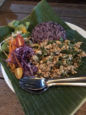 Larb at Mr Green in Chiang Mai