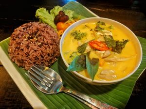 Thai Red Curry at Mr Green in Chiang Mai