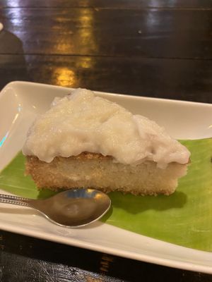 Coconut cake at Mr Green in Chiang Mai