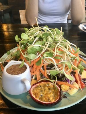 Fresh fruits/veggies salad 🌱❤️ at Mr Green in Chiang Mai