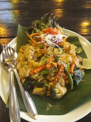 Pad Se Ew 69 baht at Mr Green in Chiang Mai