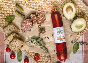 Amala.lt sausage at Bimala in Vilnius