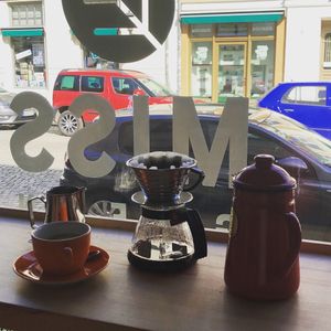 Kalita filter coffee available at Miss Green Bean in Potsdam