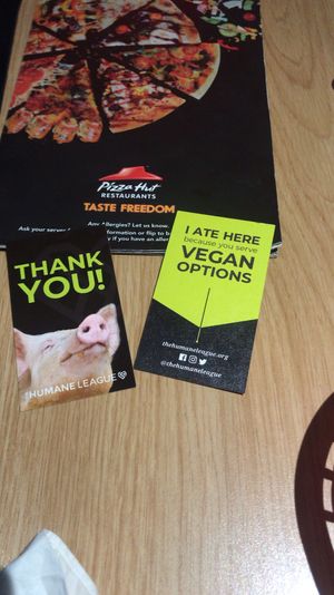 Reminder  at Pizza Hut in Birmingham