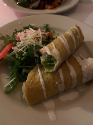 Raw corn tacos at Peña Pachamama in San Francisco