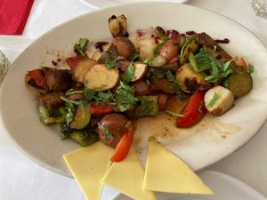 Partially eaten Pique Macho (couldn’t wait) at Peña Pachamama in San Francisco