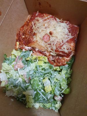 Lasagne at Peña Pachamama in San Francisco