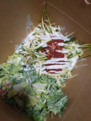 Raw meal at Peña Pachamama in San Francisco