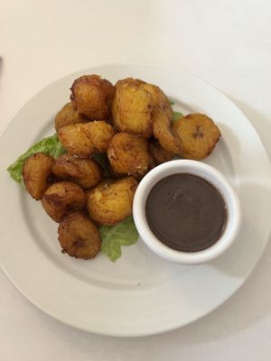Plantains  at Peña Pachamama in San Francisco