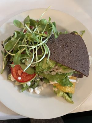 Raw Reuben Sandwich (part 1)  at Peña Pachamama in San Francisco