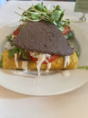 Raw Reuben Sandwich (part 2)  at Peña Pachamama in San Francisco