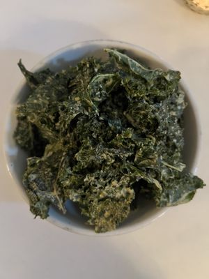 Organic Raw Kale Chips   at Peña Pachamama in San Francisco