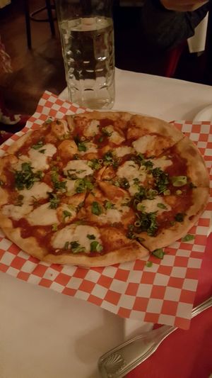 Vegan Mozzarella Pizza at Peña Pachamama in San Francisco