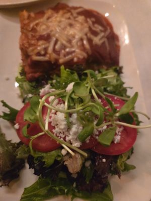 lasagna dish at Peña Pachamama in San Francisco