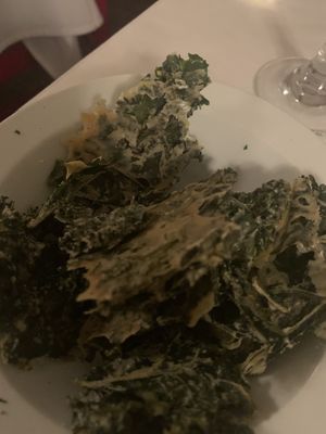 Kale chips at Peña Pachamama in San Francisco