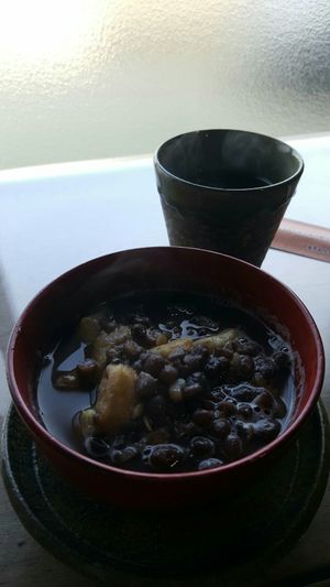 Housemade mochi at Kishin Natural Vegetarian in Ise