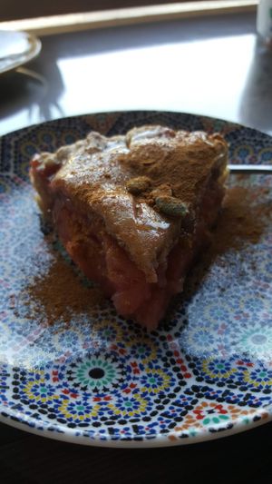 Rosy apple pie at Kishin Natural Vegetarian in Ise