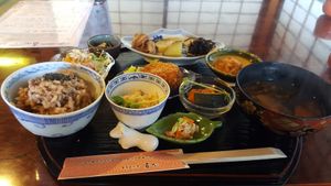 Set meal at Kishin Natural Vegetarian in Ise