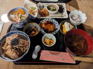 Meal of the day at Kishin Natural Vegetarian in Ise