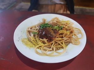 Spaghetti! at Kishin Natural Vegetarian in Ise