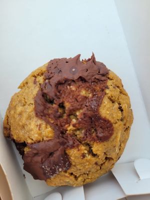 vegan chocolate pastry at La Panetteria in Lima