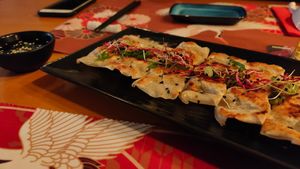 Vegan Gyoza at Vatten Ramen in Amsterdam