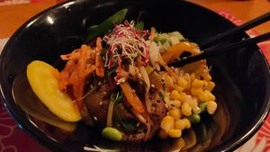 Vegan don at Vatten Ramen in Amsterdam