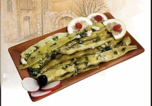 Bean salad at Hin Zangezur Pandok in Yerevan