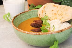 Bombay curri at Naan in Mexico City