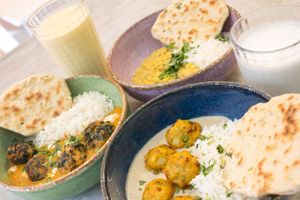 Curris at Naan in Mexico City