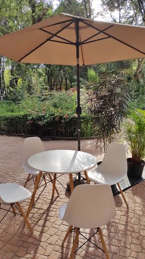 Vista al parque Jardín Mascarones at Naan in Mexico City