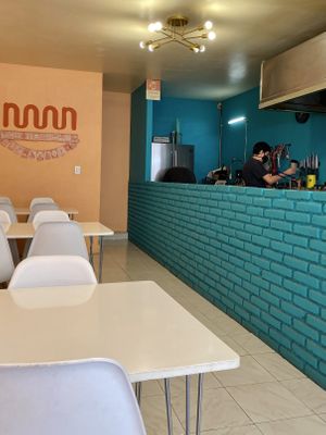 Interior  at Naan in Mexico City