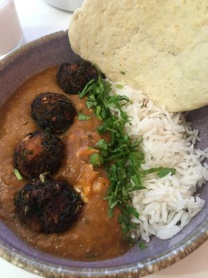 Mutter Curry   at Naan in Mexico City