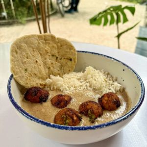 Kashmiri curry   at Naan in Mexico City