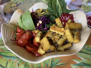 Buddha bowl   at Figo de Pita in Olhao