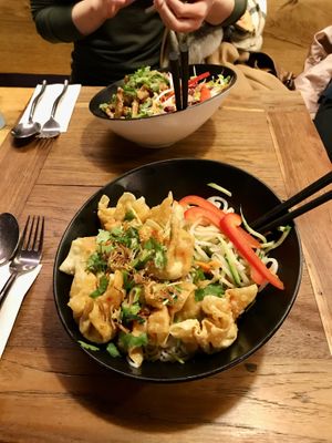 Delicious sweet potato crunches! One of my favorites!  at O-Ren Ishii in Hamburg