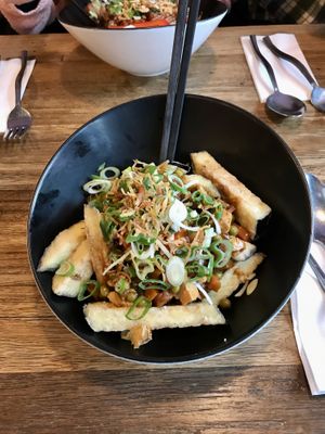 Vegan dish with crispy eggplant!  at O-Ren Ishii in Hamburg