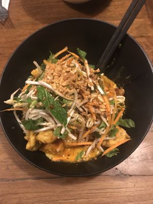 Vegan curry from daily changing menu  at O-Ren Ishii in Hamburg