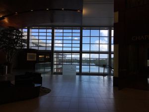 Lakeside Cafe Sign on railing view at Lakeside Cafe in Orlando