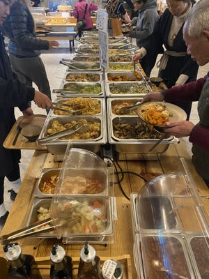 Plenty of food  at Veggie Ark 素方舟 - Sù Fāng Zhōu in Dali