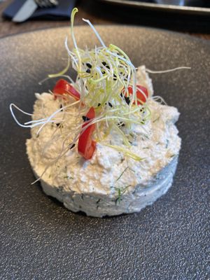 Cashew white cheese  at Green House  in Brussels