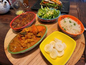 Indian thali  at Green House  in Brussels