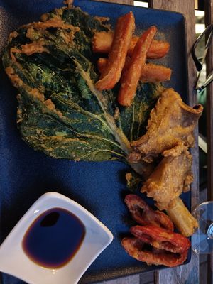 Vegetables tempura at Green House  in Brussels