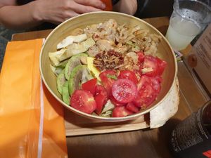 Veganized avocado salad at A'Marenna in Sorrento