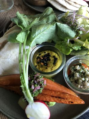 the garden breakfast  at The Artisan in Zurich