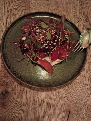 Marinated Beetroot salad at The Artisan in Zurich