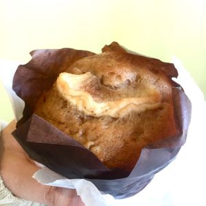 Apple cinnamon muffin  at One Love Vegetarian in Toronto