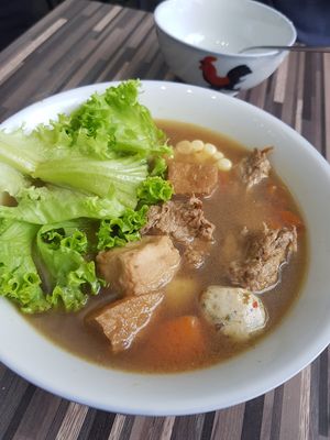 Tuesday Special Herbal Soup at Little Veggie House in East Singapore
