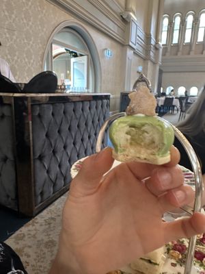 Inside of the little apple bite…so delicious!  at The Tea Room in Sydney