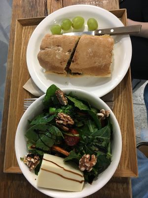 Veggie Salad + Sandwich  at Salad Seller in Seoul